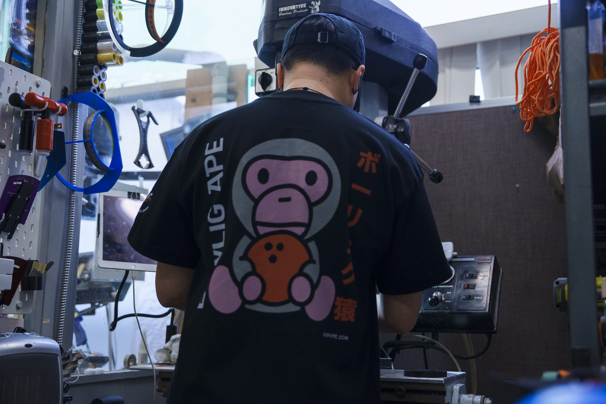 星城シャツ Bowling Ape Kanji BAPS x KSP PREMIUM OVERSIZE SHIRT – Bay Area Pro