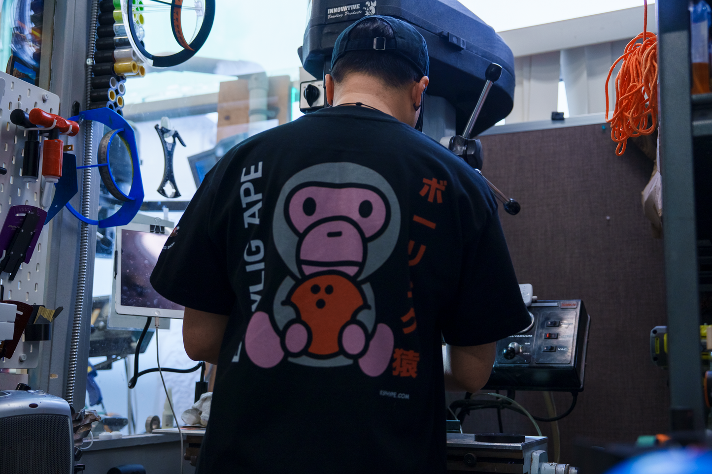 Bowling Ape Kanji BAPS x KSP PREMIUM OVERSIZE SHIRT